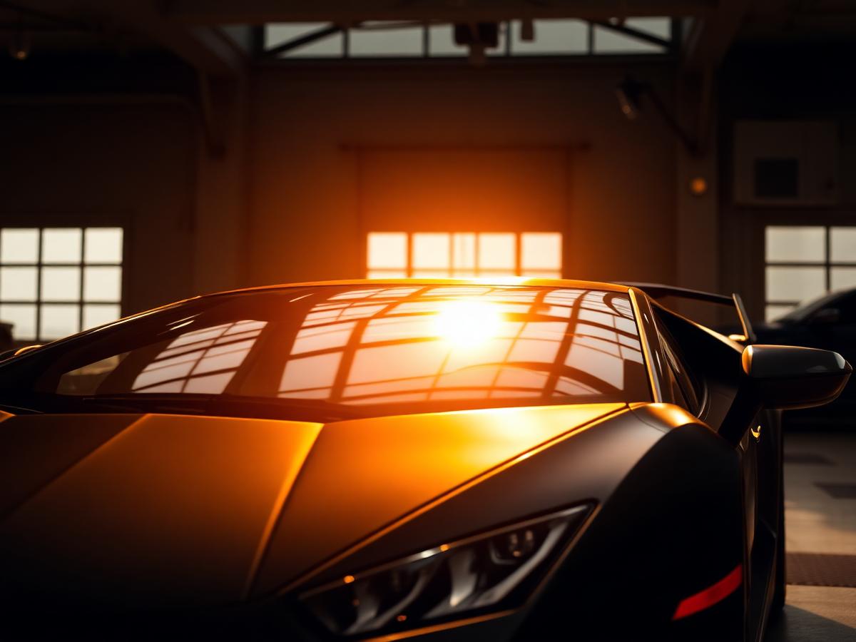 Luxury auto glass work