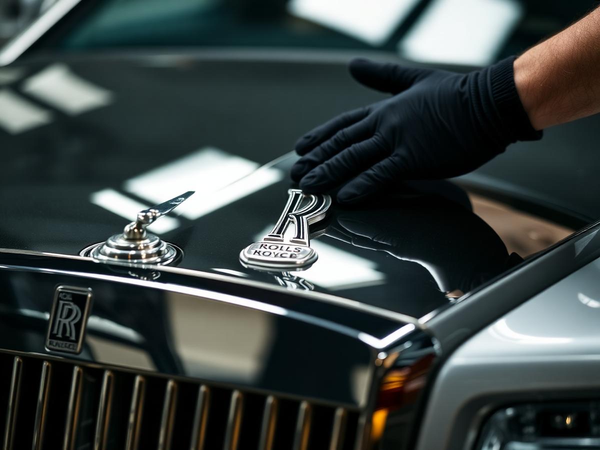 Luxury auto glass work